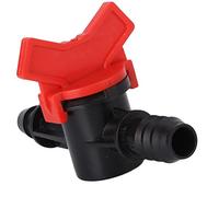 Fdit Válvula de Control de Flujo de Agua de Acuario, Válvula de Entrada de Manguera de Plástico con Interfaz de 10 Mm y 17 Mm para Acuario de Pecera