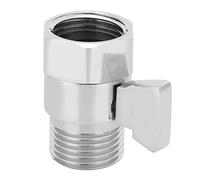 Fdit Válvula de Parada de Ducha, Válvula de Control de Flujo de de Ahorro de Agua de Cobre G1/2 Pulgadas para Instalación de Rociador de bidé con Cabezal de Ducha