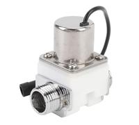 Fdit Válvula Solenoide de Pulso Eléctrico de Control de Agua G1/2 Pulgadas de Plástico de Acero Inoxidable para Control Automático de Interruptores de Riego de Artículos Sanitarios