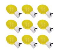 Fdit Vasos de Agua para Pollos, Bebedero Automático para Aves de Corral con Válvula de Control de Agua, Hecho de Material PP, para Pollos, Patos, Pavos y Pájaros