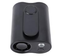 Fdit Ventilador de Cuello Colgante de 5 Velocidades, Recargable, Silencioso, Portátil con Luz LED para Salidas Nocturnas, Ventilador de Cintura Compacto para Viajes a la Playa y Aventuras de (BLACK)