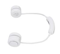 Fdit Ventilador de Cuello Portátil, Ventilador de Cuello de Refrigeración Semiconductor con 3 Configuraciones de Velocidad, Ventilador Personal Portátil con Batería de 2x1200 MAh para (WHITE)