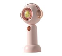 Fdit Ventilador de Nebulización de Mano, Recargable por USB Silencioso de | Dispositivo de Enfriamiento Portátil ABS, Rociador de Tanque de Agua para Uso en Viajes, Escuelas, Oficinas y Dormitorios