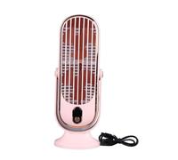 Fdit Ventilador de Torre de Mesa, Mini Torre Alimentada por USB con 5 Ajustes de Velocidad, Ventilador de Refrigeración Portátil de Funcionamiento Silencioso de 22dB para Escritorio (PINK)