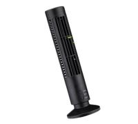 Fdit Ventilador de Torre USB sin Aspas, Ventilador de Piso Oscilante Portátil con Doble Velocidad, Enfriamiento Silencioso Ajustable, 36 DB, Compacto y Elegante para el Hogar, (BLACK)