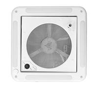 Fdit Ventilador de Ventilación de Techo para RV, Ventilador de Escape Reversible de 12V 3,6 W con Luz LED, Ventilador de Techo de Ventilación de Aire de Montaje en Techo ABS para