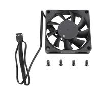 Fdit Ventilador para Caja de Computadora, 70x70x15 Mm, Ultra Silencioso, 26,7 DBA, Ventilador PWM con Doble Rodamiento de Bolas, Ventilador de Refrigeración de Alto Flujo de Aire de