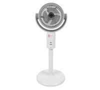 Fdit Ventiladores de Pedestal, Ventilador de Pie de Altura Ajustable, Ventilador Oscilante de Piso con Circulación de Aire con 4 Velocidades de Viento, Temporizador de 8 Horas y