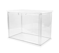 Fdit Vitrina para Figuras Coleccionables, Caja de Exhibición con Base de