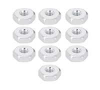 Fdit1 10Pcs 8mm Piñón Cubierta Tuerca Barra Tuercas hexagonales aptas para Motosierra Stihl Solo Motosierra