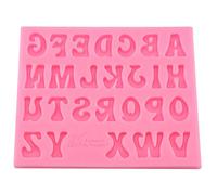 Fditt Las letras moldean la tarta de silicona para el horno doméstico que funde los hongos del chocolate que decora el instrumento(gris)