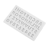 Fditt Las letras moldean la tarta de silicona para el horno doméstico que funde los hongos del chocolate que decora el instrumento(pink)