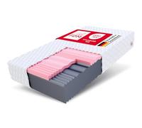 FDM Colchón de 180 x 200 cm, dureza H3 H4, altura de 29 cm, colchón de espuma fría, espuma viscoelástica HR, 7 zonas de confort, con tejido hipoalergénico lavable, funda Oeko-Tex Select Max Plus