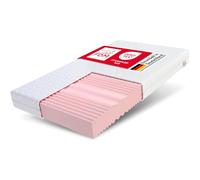 FDM Colchón de 90 x 200 cm, dureza H3, H4, Altura de 20 cm, colchón de Espuma fría, colchón Enrollable de Doble Cara, Espuma HR, 7 Zonas de Confort con Tejido hipoalergénico Lavable, Funda de Tejido