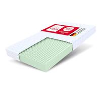 FDM Colchón de Espuma PICCHI, 70 x 160 cm, colchón de 12 cm de Altura, firmeza H3 (firmeza Media), Espuma de Poliuretano, de Dos Caras, extraíble, Lavable