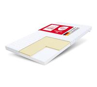 FDM Colchón de Espuma, Polyester, Blanco, 90 x 200 cm