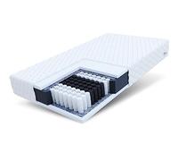 FDM Colchón de muelles, Espuma de Poliuretano, Blanco, 80 x 160 cm