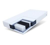 FDM Colchón Medic MAX 90x200 con muelles ensacados, 7 Zonas Diferentes, Apto para alérgicos Altura 23 cm Rigidez H3 Espuma de Poliuretano Oeko-Tex La Funda es extraíble y Lavable.