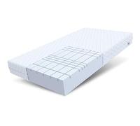 FDM Perla Colchón de Espuma, Blanco, 80 x 200 cm