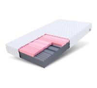 FDM Select Colchón de Espuma, H3/H4, Blanco, 140 x 200 x 14 cm