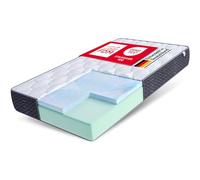 FDM Tempo - Colchón (140 x 200 cm, Espuma fría, Altura de 30 cm, dureza H4, Espuma viscoelástica HR, Certificado Öko-Tex, Apto para alérgicos), Color Plateado