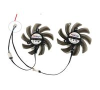 FDMOZRE 2 Unidades/Juego FDC10H12S9-C, Ventilador de refrigeración para Tarjeta gráfica GPU para PNY GeForce RTX 2070 Super 8GB XLR8 Gaming Overclocked Edition(Type A FDC10H12S9C)