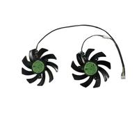 FDMOZRE 2 Unidades/Juego T129215BU, disipador de GPU para 51RISC RX 5600 XT 6G D6 para Tarjetas gráficas PowerColor RX5700 RX6700XT 12G T129215SH(T129215SH)