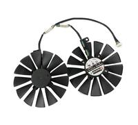 FDMOZRE Juego de 2 Ventiladores VGA T129215SM FDC10M12S9-C para ASUS Cerberus GTX 1070Ti 8G GDDR5 ROG Poseidon 1080Ti Strix 1050Ti 4G(FDC10M12S9-C)