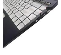 FDMOZRE para MSI Modern 14 MS-14D1 MS-14D2 MS-M14 9S7-14D114, Cubierta Superior de LCD para portátil, Bisel Frontal, reposamanos e Inferior, Color Negro(Black C One USB)