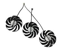 FDMOZRE PLD09210S12HH, PLD09210B12HH, Ventilador de refrigeración para Tarjeta gráfica VGA, para MSI RTX 3070, 3080, 3090 Ti, Gaming X, Trio SUPRIM-X, para GPU(S12HH Triple Fan)