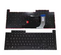 FDMOZRE Teclado Coreano con retroiluminación RGB para ASUS, ROG, Strix G, G731, G731GW, G731GT, G731GU, G731GV, G712LV, 0KN1-912KO11(RGB Black)