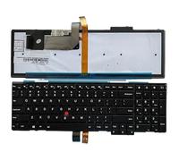 FDMOZRE Teclado de Repuesto para portátil ZC con diseño Estadounidense para Lenovo ThinkPad T540, T540P, T550, T560, W540, W541, W550, W550S y P50s(with Backlit US)
