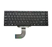 FDMOZRE Teclado en inglés de EE. UU. para IPASON para Storm para Dragon P3 XU141 14' Teclados para portátiles Estados Unidos y Teclas Negras