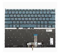 FDMOZRE Teclado para portátil Lenovo Yoga 14c ABB7 ARB7 82QE IAP7 Pro 14s IAH7 ARH7 2022(Blue Backlight US)