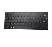 FDMOZRE Teclado para portátil Thomson NEO14A-4BK64 NEO14A-4BL64 NEO14A-4SL-M Negro sin Marco Francia FR(NEO14A-4SL-M)