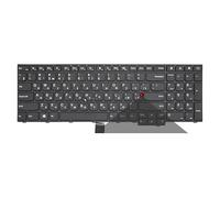 FDMOZRE Teclado para portátil US/RU/SP para Lenovo para IBM para ThinkPad E540 E531 T540 T550S T560S T540P W550 L540 W541 L570 L560 con retroiluminación(RU with Hole)