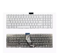 FDMOZRE Teclado retroiluminado en inglés de EE. UU. para HP Envy X360 15-BS BR010NR BW008CA 15T-BS 17-AK AR BS100 250 256 G6 L60342-251(US White No Backlig)