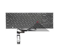 FDMOZRE Teclado retroiluminado para portátil MSI Katana GF66, GF76, GL76, GL66, 11SC, 11UC, 11UD, 11UE, 11UG, 12UC, 12UD MS-1582, 1581 y 1583 (Ruso Estadounidense)(RU Black Backlit)