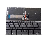 FDMOZRE Teclado retroiluminado US RU SP BR para Lenovo Air 14 2020 para Flex 5-14IIL05 5-14ITL05 5-14ACL05 5-14ARE05 Slim 7-14IIL Pro-14(US Backlit Gray)