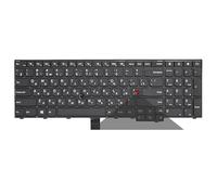 FDMOZRE Teclado Ruso Estadounidense para portátil Lenovo, IBM, ThinkPad E550, E555, E550C, E560, E565, E555C, E560C, E565C(RU with Hole)