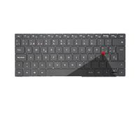 FDMOZRE Teclado Ruso retroiluminado para Huawei MateBook VLT-W50/W60 WRT/VLR/KPR/KPL-W00/W19/W19L/W29/W29L WRTB-WFE9L 9Z.NEWBN.00Q(SP Backlight)