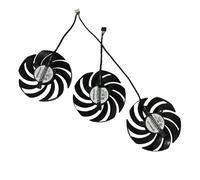 FDMOZRE Ventilador de refrigeración para Tarjeta gráfica GPU Gaming X Trio SUPRIM-X, PLD09210S12HH PLD09210B12HH, Compatible con MSI RTX 3070, 3080 y 3090 Ti(S12HH Triple Fan)
