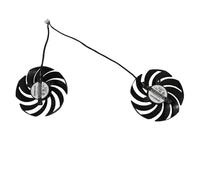 FDMOZRE Ventilador de refrigeración para Tarjeta gráfica GPU Gaming X Trio SUPRIM-X, PLD09210S12HH PLD09210B12HH, Compatible con MSI RTX 3070, 3080 y 3090 Ti(B12HH B C Fan)