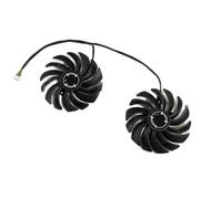 FDMOZRE Ventilador de refrigeración para Tarjeta gráfica VGA GPU, 2 Unidades, PLD10010S12HH, para MSI GTX 1080, 1070, 1060, Armor R9 380, 390, 390X, para Juegos