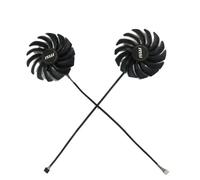 FDMOZRE Ventilador de refrigeración para Tarjeta gráfica VGA GPU, PLD10010B12HH, 2 Unidades/Juego, para MSI RTX 3060, 3060Ti, 3070, Ventus 2X OC, PLD10010S12HH