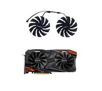 FDMOZRE Ventilador de Tarjeta gráfica DIY PLD10015B12H para GIGABYTE RX Vega 64 56 para Gaming OC 8G VGA GPU Video Cooler PLD10015S12H (2 Unidades/Juego)(Type A Fan)