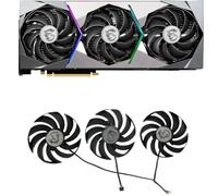 FDMOZRE Ventilador de Video y Enfriador GPU PLD10010B12HH para MSI RTX 3090 3070 3080 3070Ti SUPRIM X PLD09210S12HH para Gaming Trio(PLD10010B12HH)