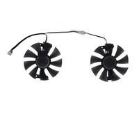FDMOZRE Ventilador para Tarjeta de Video GA91S2H FL8015 12VB, 2 Unidades/Juego, Enfriador GPU para SJS SE JI SHI RX580 RX 580 8GB 2048SP Gaming, Color Blanco