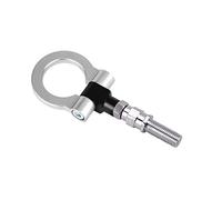 FDOSIJFOS Enganche para Remolque, Kit de Anillo Gancho Remolque Aluminio, Universal, Ojo Colorido(Silver)