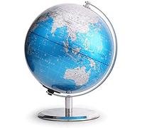 FDOSIJFOS Globo, Globos terráqueos de Escritorio geográficos mundiales Globo terráqueo Educativo con Soporte Juguete Aprendizaje geografía for niños